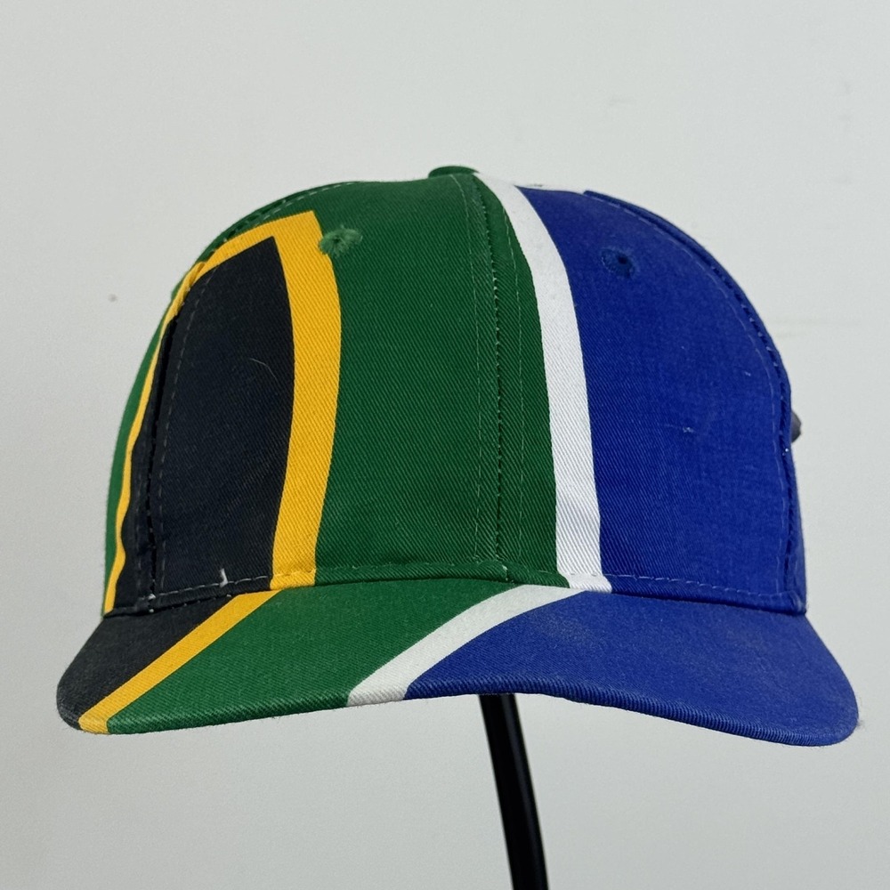 South‎ Africa Hat Cap Snap Back Multicolor Mens Soccer World Cup Global Caps